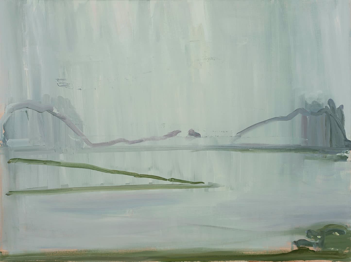 Pat Harris, Reflection oil on linen, 2020