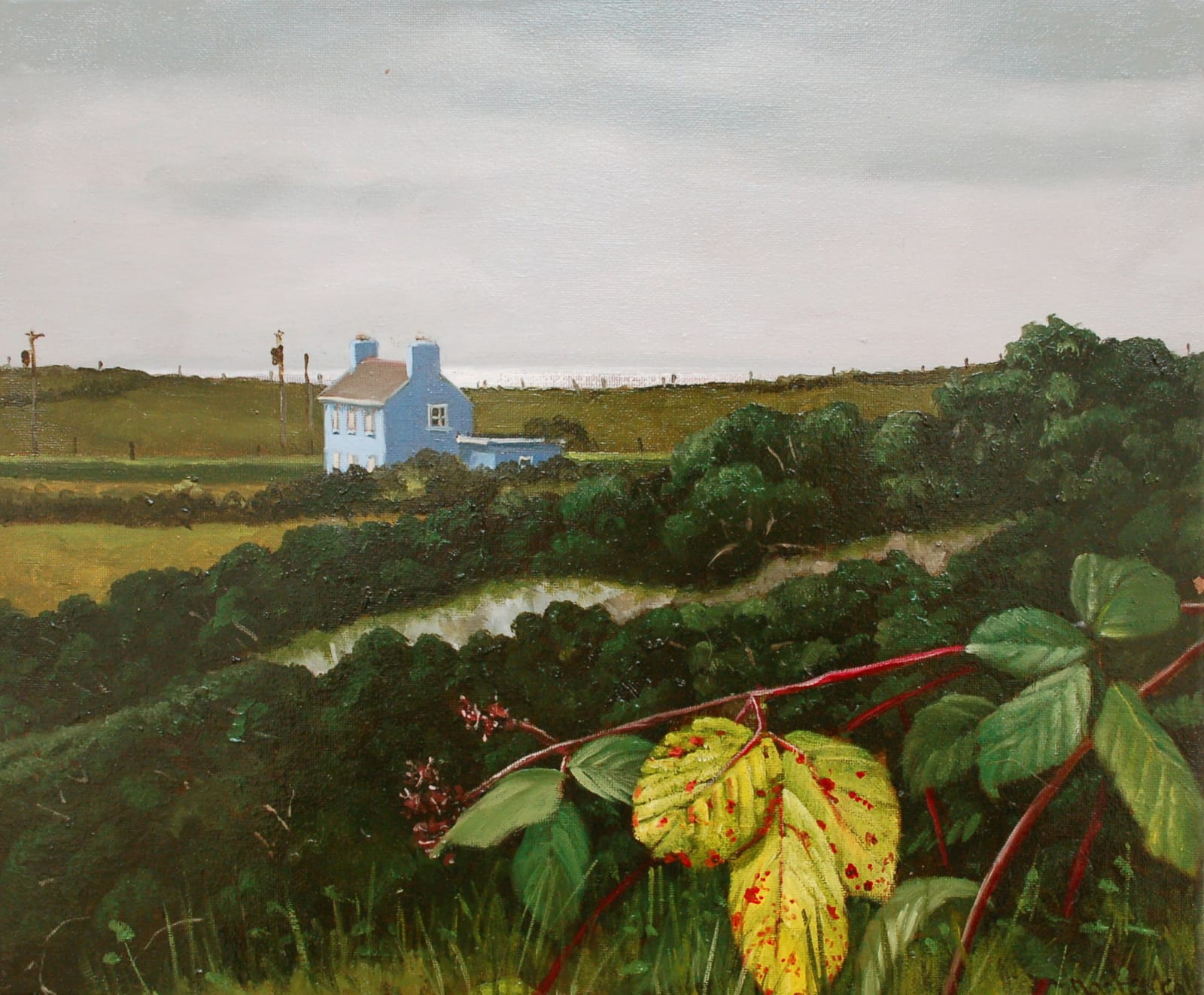 Martin Gale, Blue House, 2017