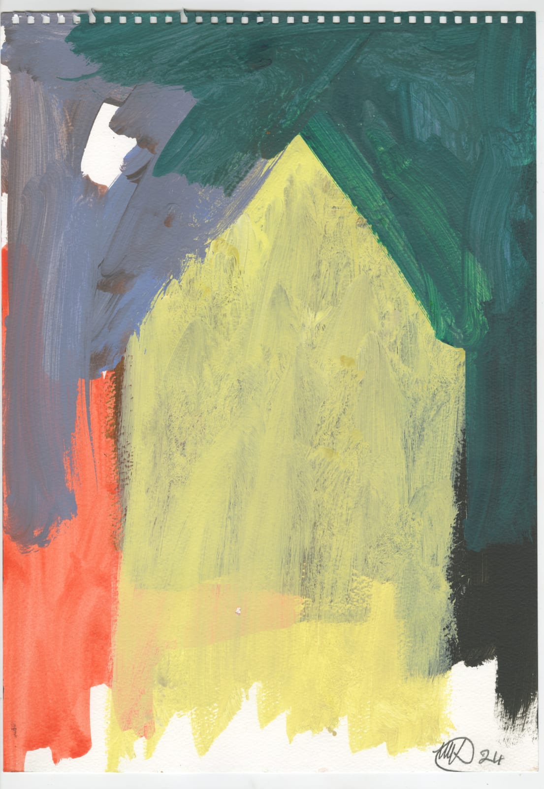 Michael Kane, Yellow Gable, 2014