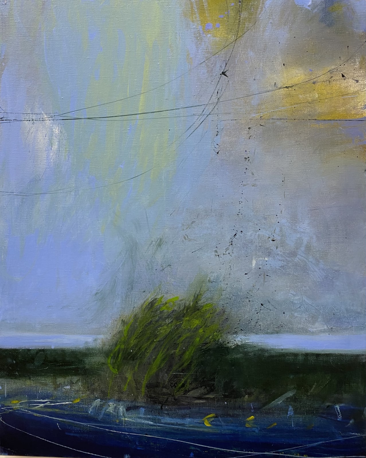 Patricia Burns, Sea Road III, 2022
