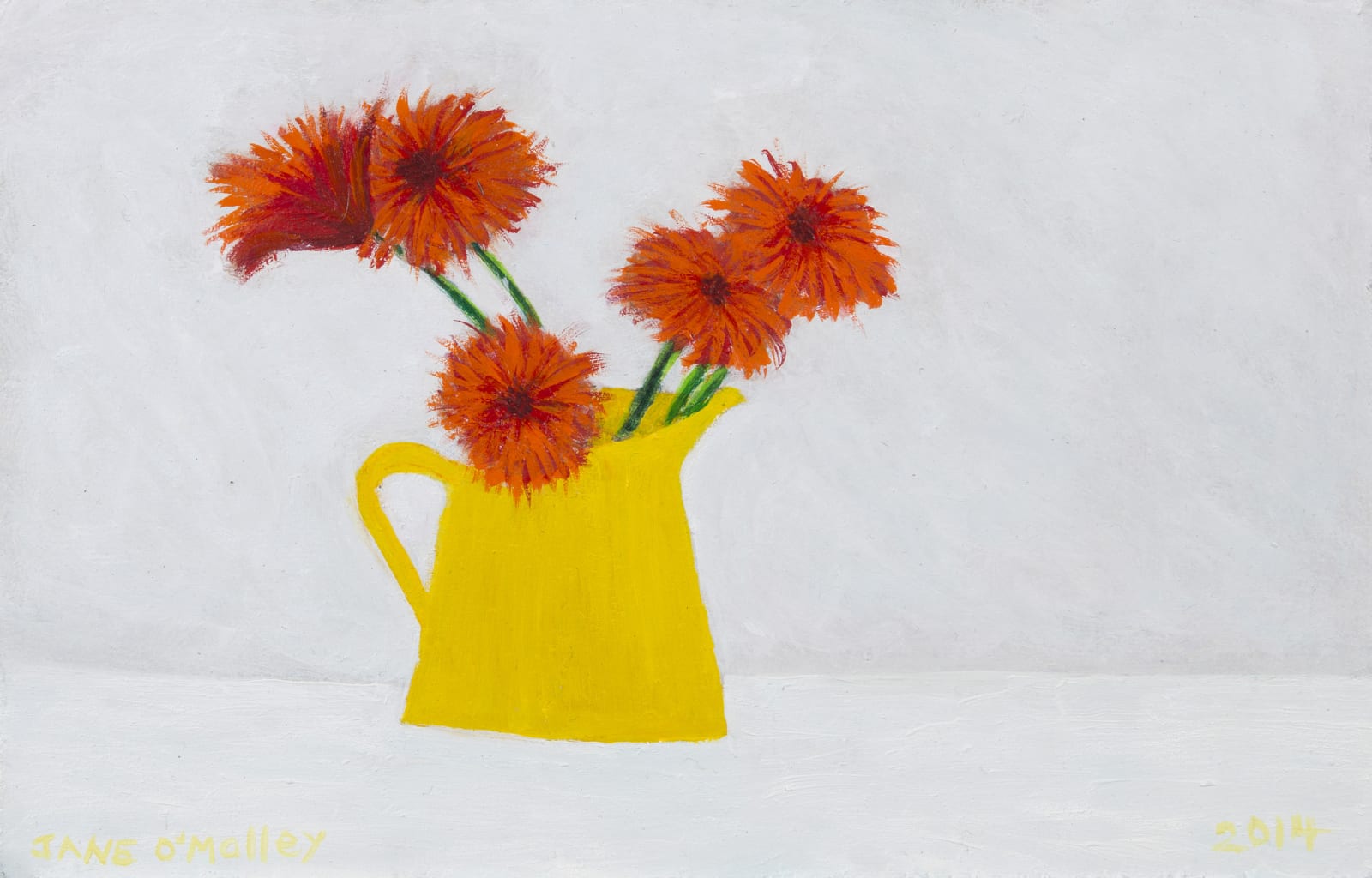 Jane O'Malley, The Yellow Jug - in memory of Emmanuel Cooper , 2014