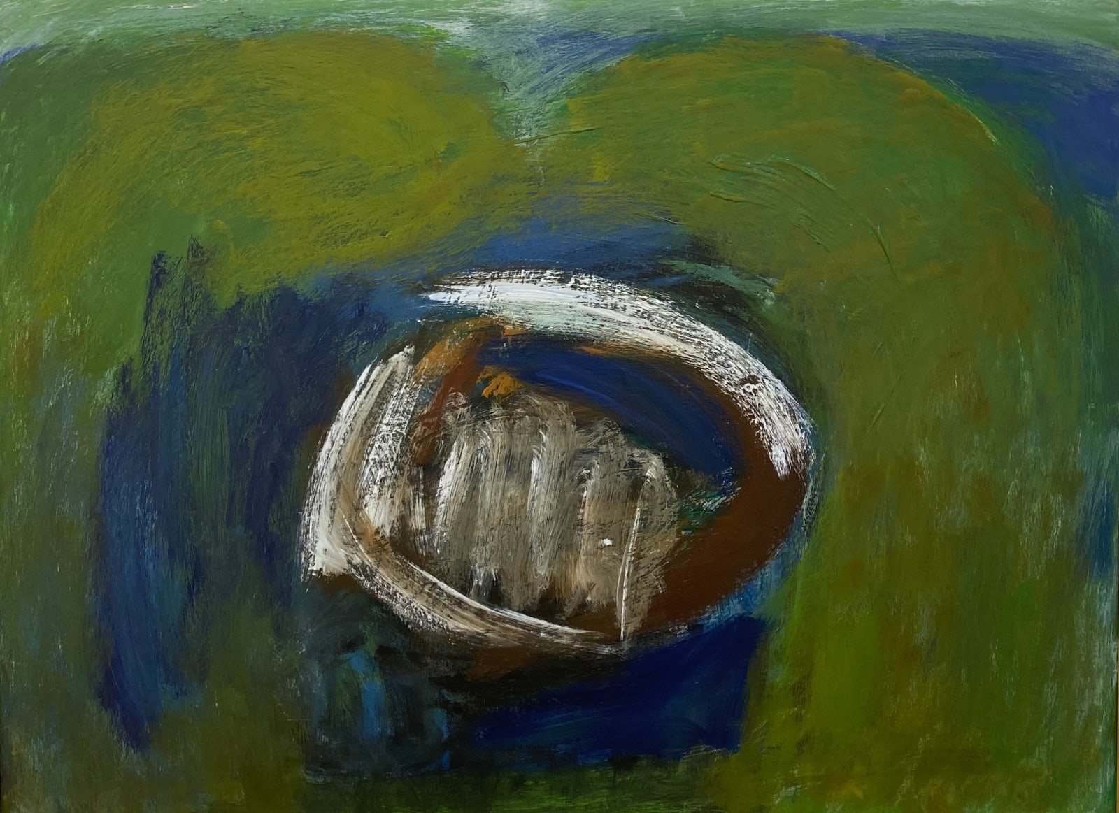 Nancy Wynne-Jones, Pond among High Summer Trees, 1996