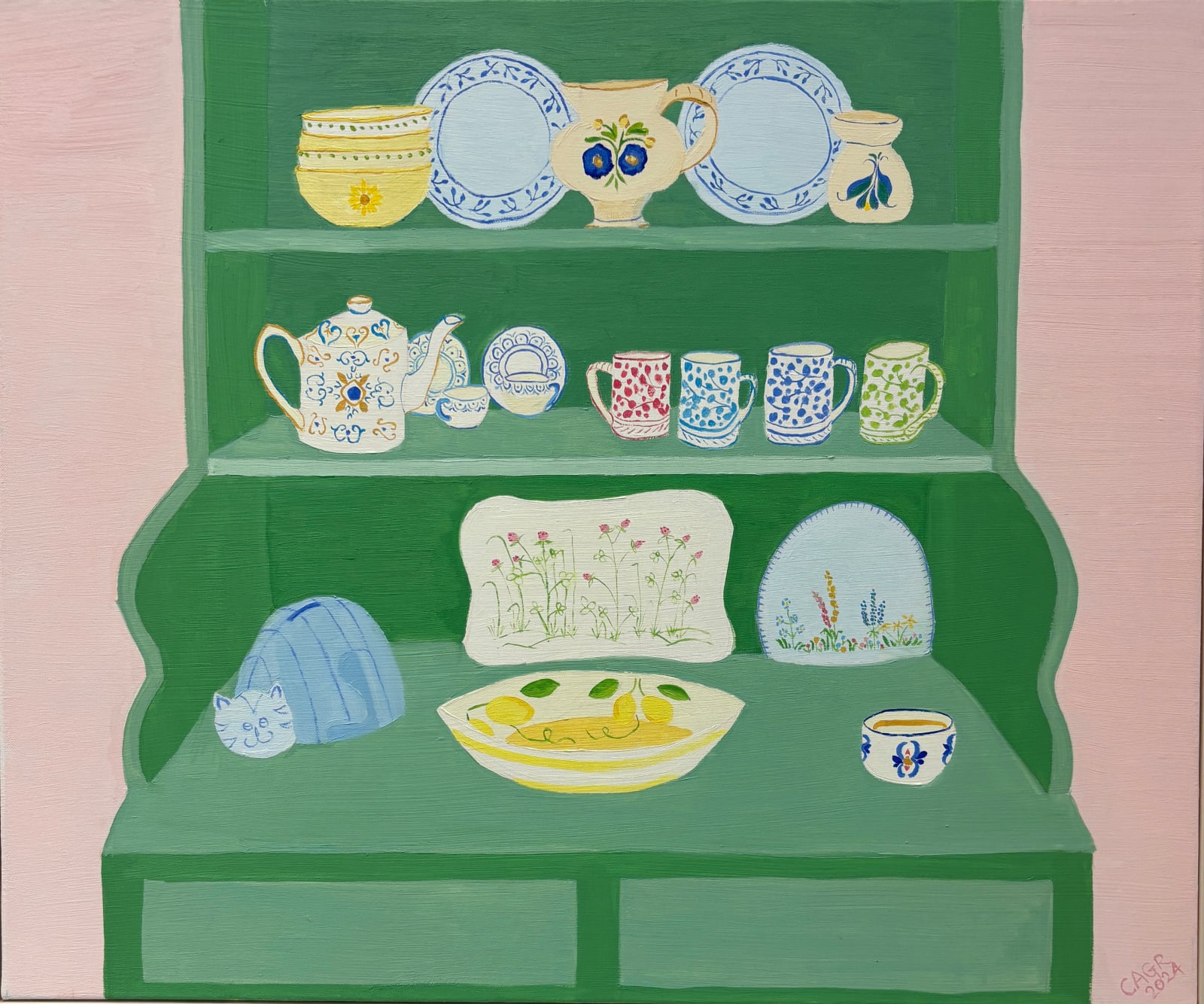 Claudia Roche, Deruta Dresser, 2025