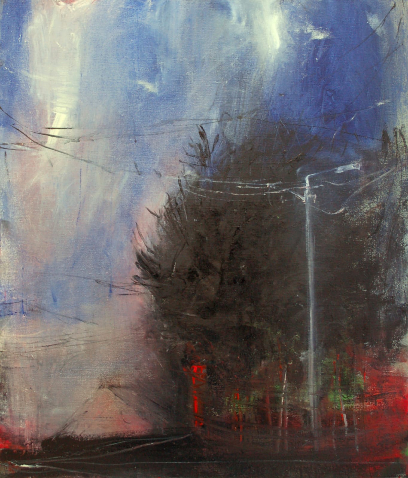 Patricia Burns, Dark Road III, 2019