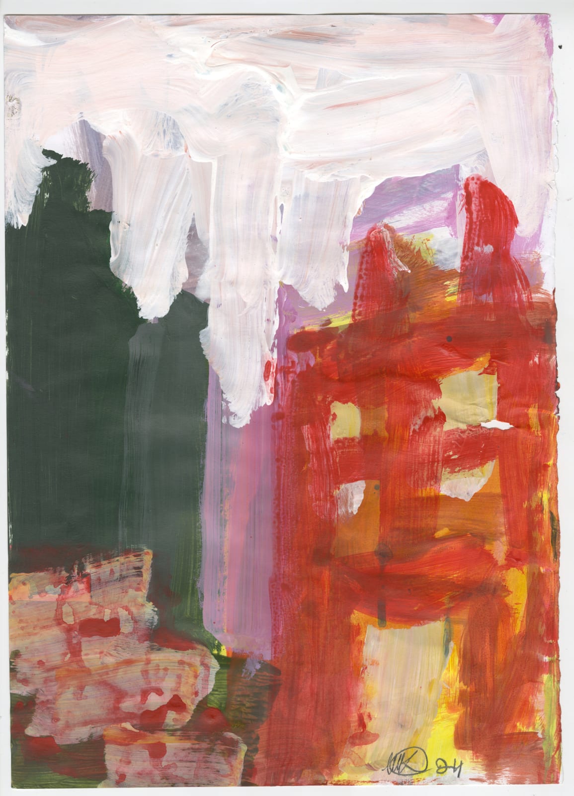 Michael Kane, Red & Black Buildings, 2024