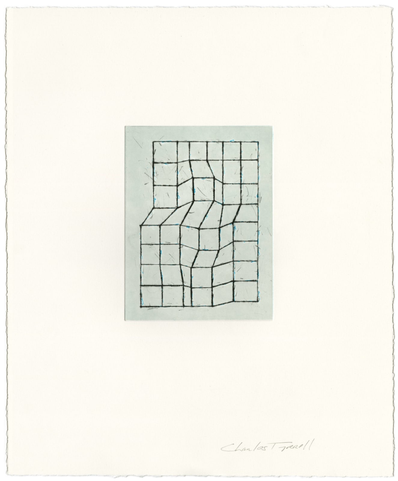 Charles Tyrrell, Drypoint Blue