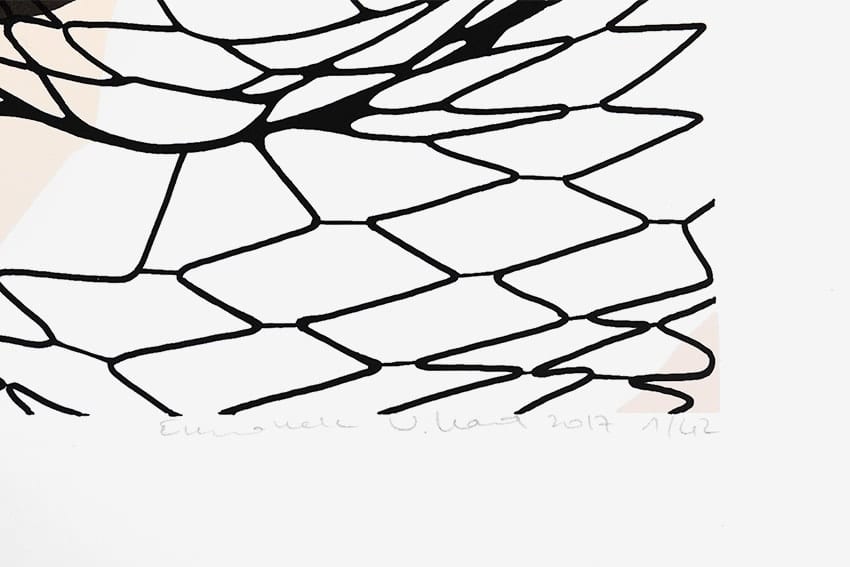 Emmanuelle Villard / Estampe originale d’artiste / Atelier de sérigraphie d'art TCHIKEBE, Marseille