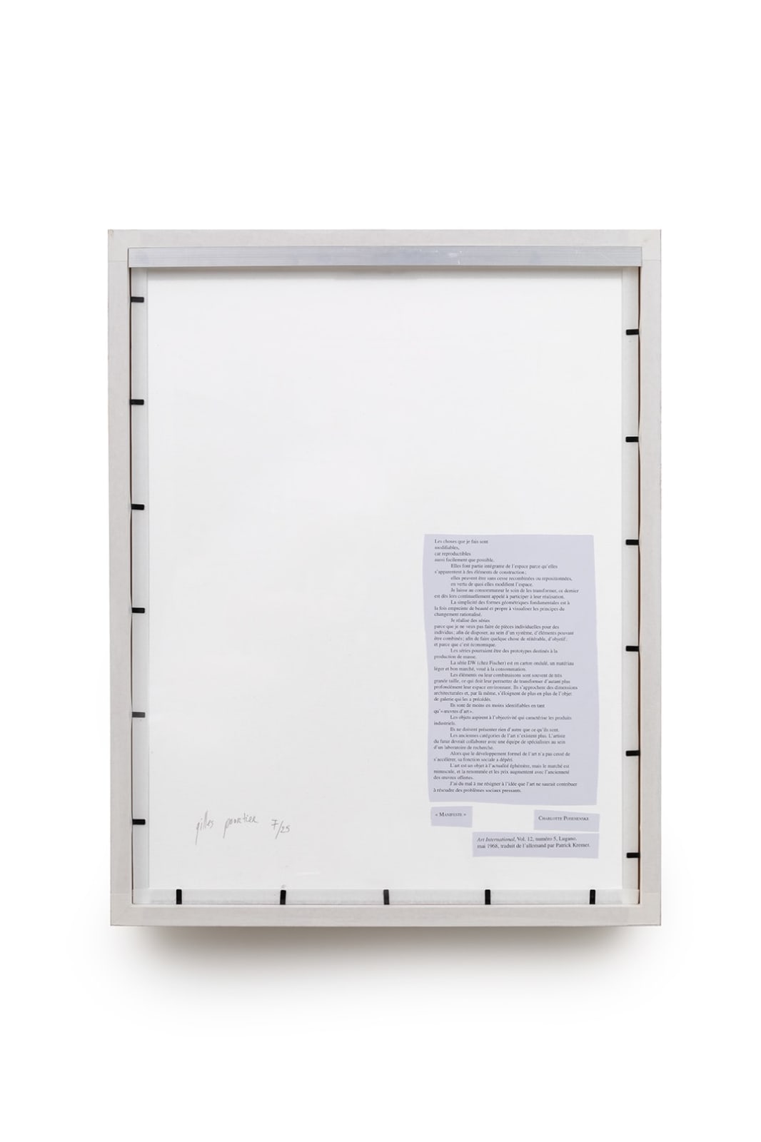 Gilles Pourtier / Sérigraphie / TCHIKEBE