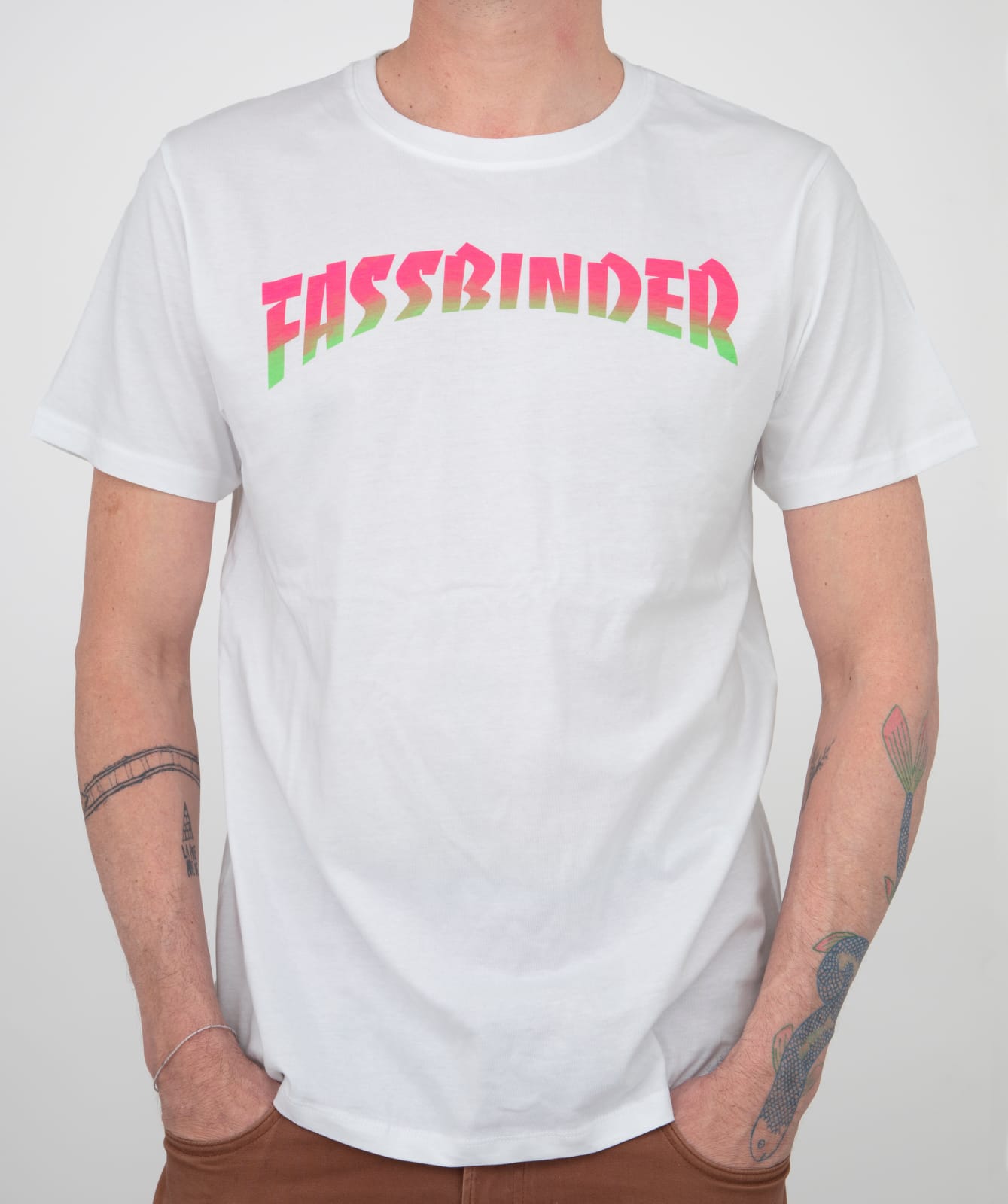 Bertrand Lacombe, Fassbinder (Rose / Blanc), 2022