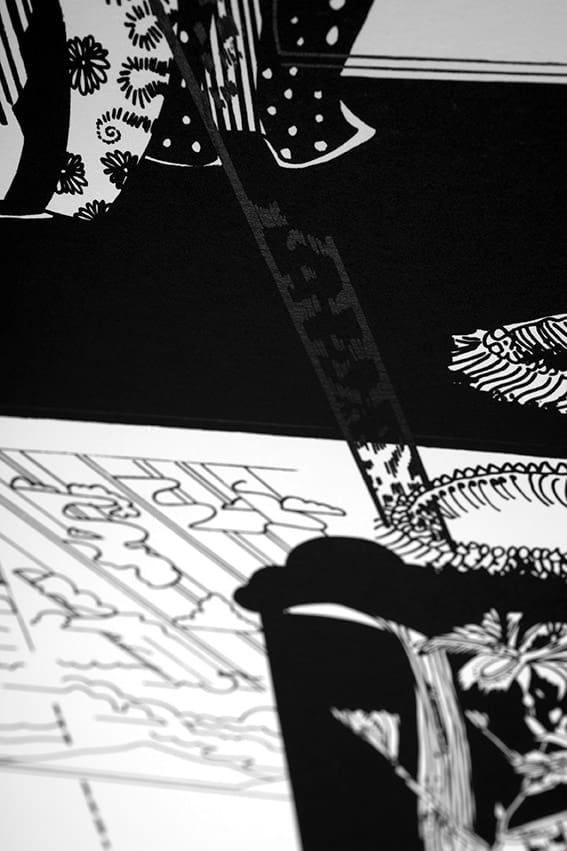 Chourouk Hriech / Estampe originale d’artiste / Atelier de sérigraphie d'art TCHIKEBE, Marseille