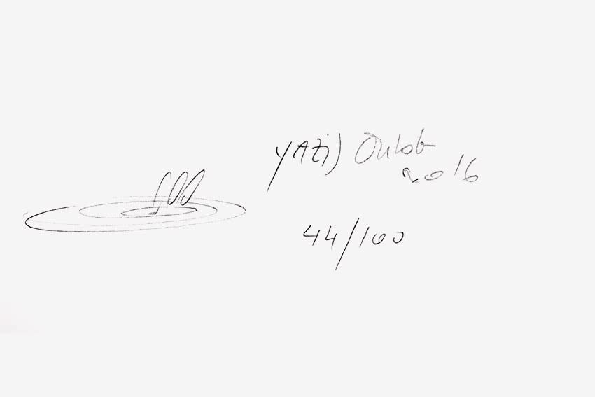 Yazid Oulab / Estampe originale d’artiste / Atelier de sérigraphie d'art TCHIKEBE, Marseille