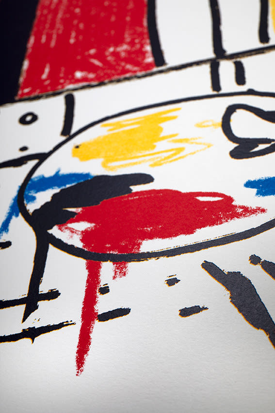 Alain Séchas / Estampe originale d’artiste / Atelier de sérigraphie d'art TCHIKEBE, Marseille