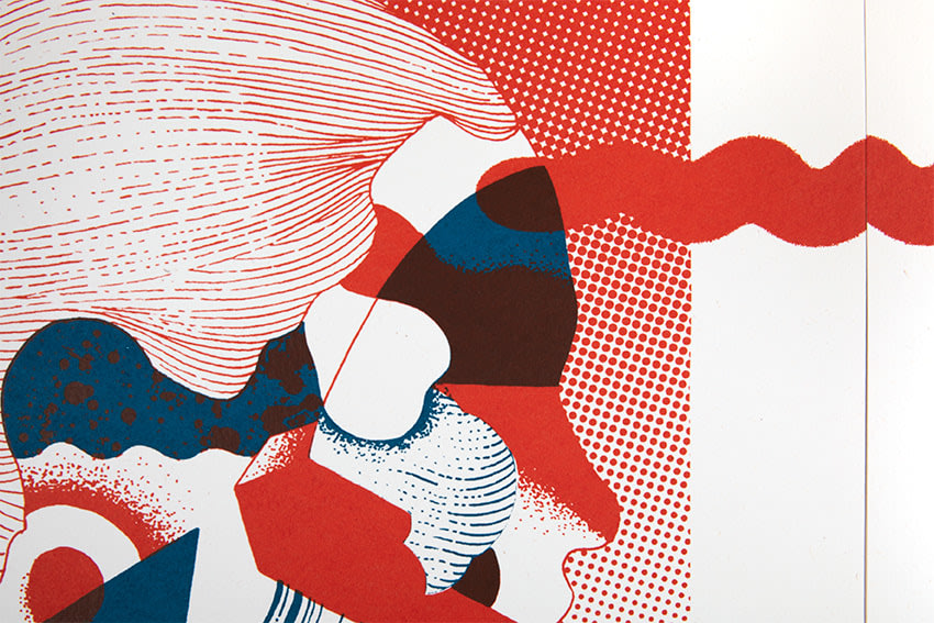 Mothi Limbu / Estampe originale d’artiste / Atelier de sérigraphie d'art TCHIKEBE, Marseille