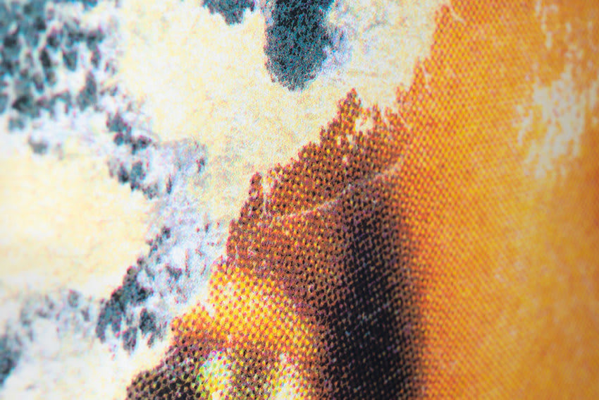 Jacques Villeglé / Estampe originale d’artiste / Atelier de sérigraphie d'art TCHIKEBE, Marseille