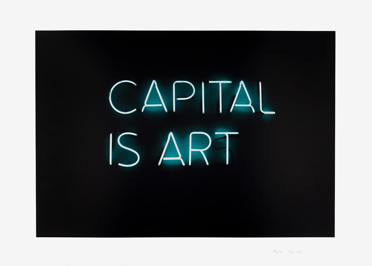 Frank Perrin, « Capital is Art » (Statement 01) Postcapitalism section 01, 2014, 2015
