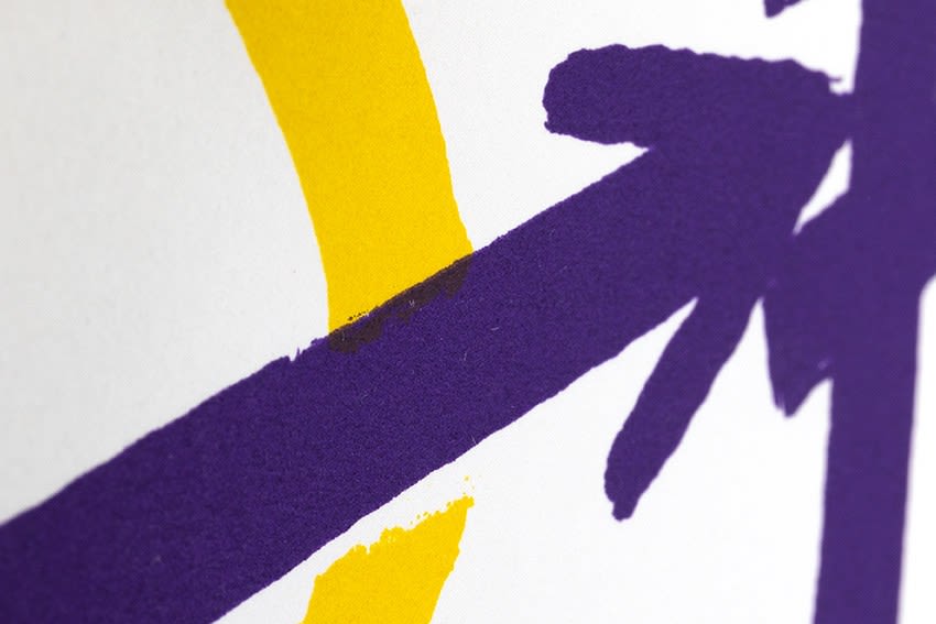 Jacques Villeglé / Estampe originale d’artiste / Atelier de sérigraphie d'art TCHIKEBE, Marseille