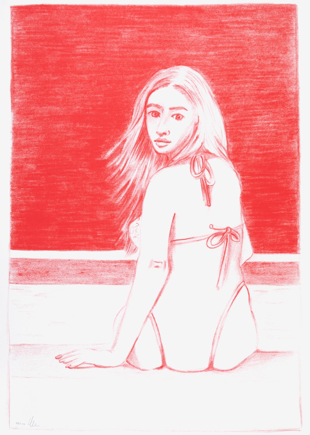 Olivier Miallagou / Estampe originale d’artiste / Atelier de sérigraphie d'art TCHIKEBE, Marseille