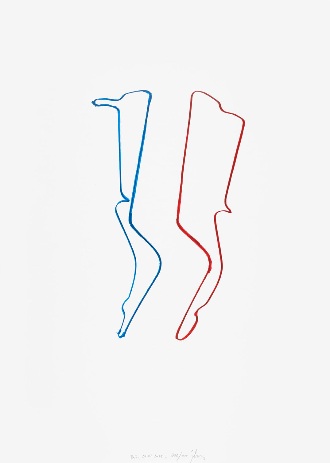 Jean-Luc Moulène / Estampe originale d’artiste / Atelier de sérigraphie d'art TCHIKEBE, Marseille