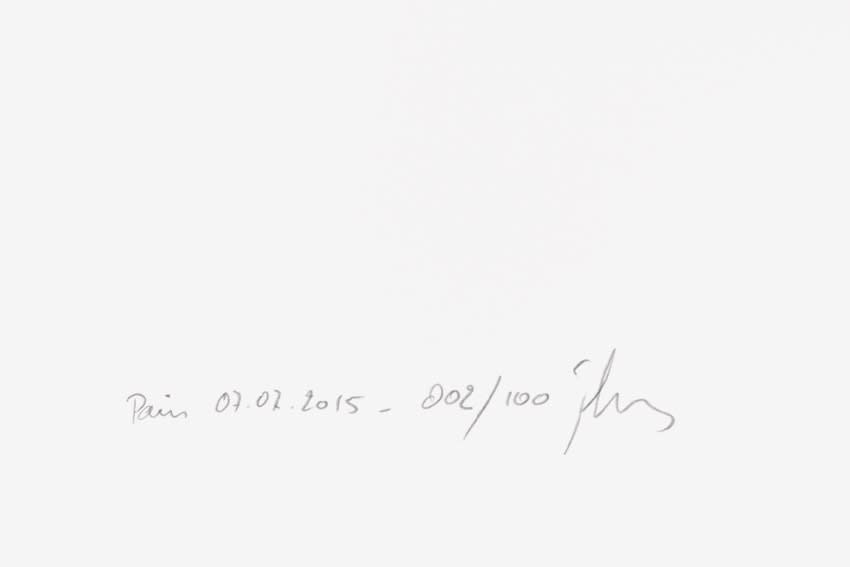 Jean-Luc Moulène / Estampe originale d’artiste / Atelier de sérigraphie d'art TCHIKEBE, Marseille