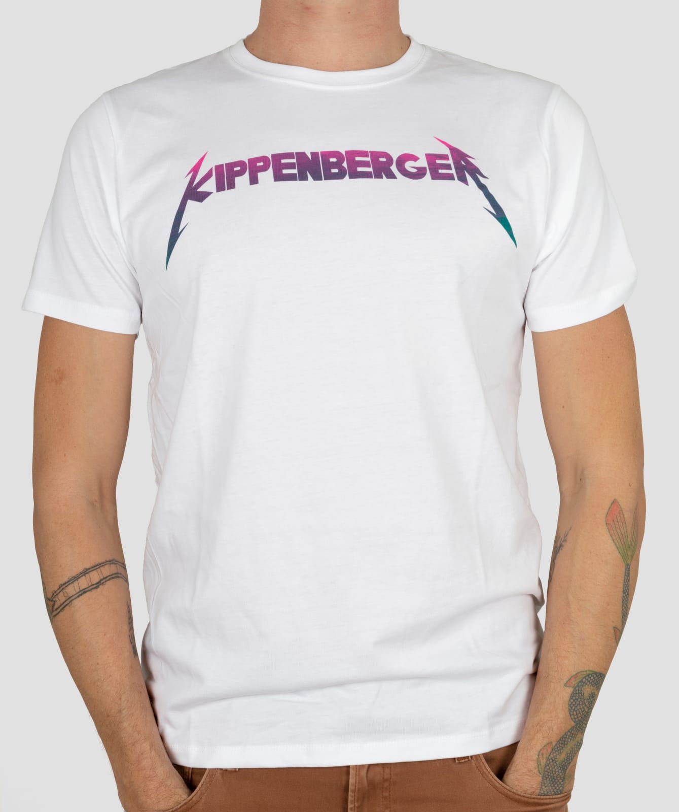 Bertrand Lacombe, Kippenberger (Rose / Blanc), 2022