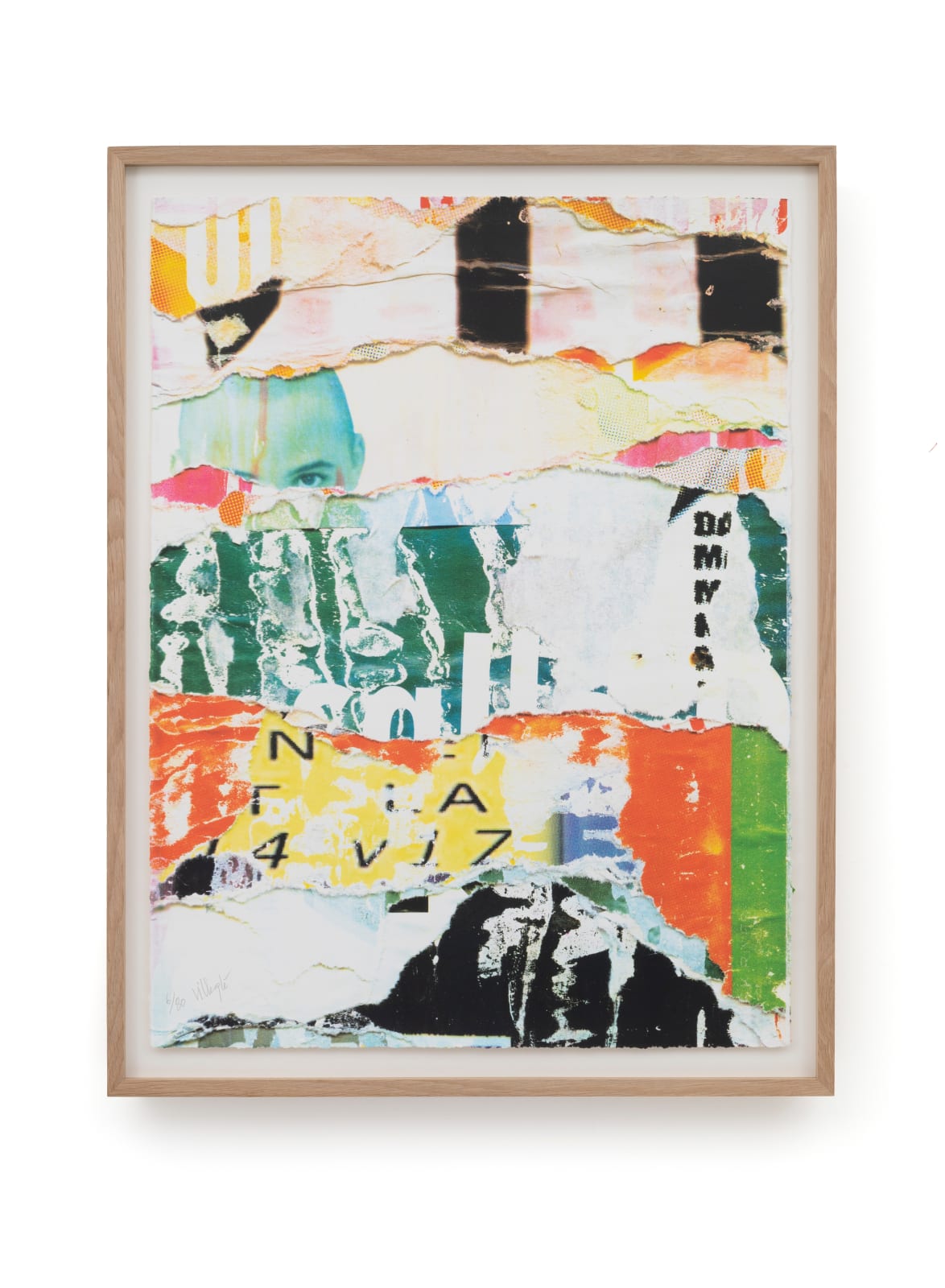 Jacques Villeglé / Estampe originale d’artiste / Atelier de sérigraphie TCHIKEBE, Marseille