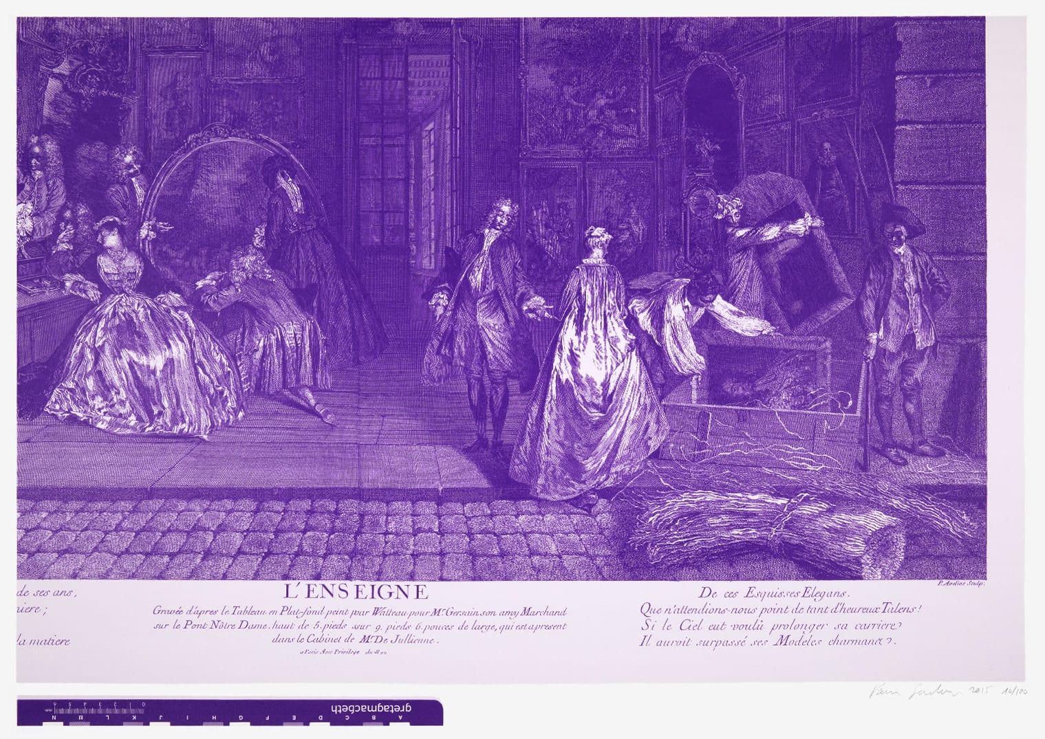 Yann Sérandour / Estampe originale d’artiste / Atelier de sérigraphie d'art TCHIKEBE, Marseille