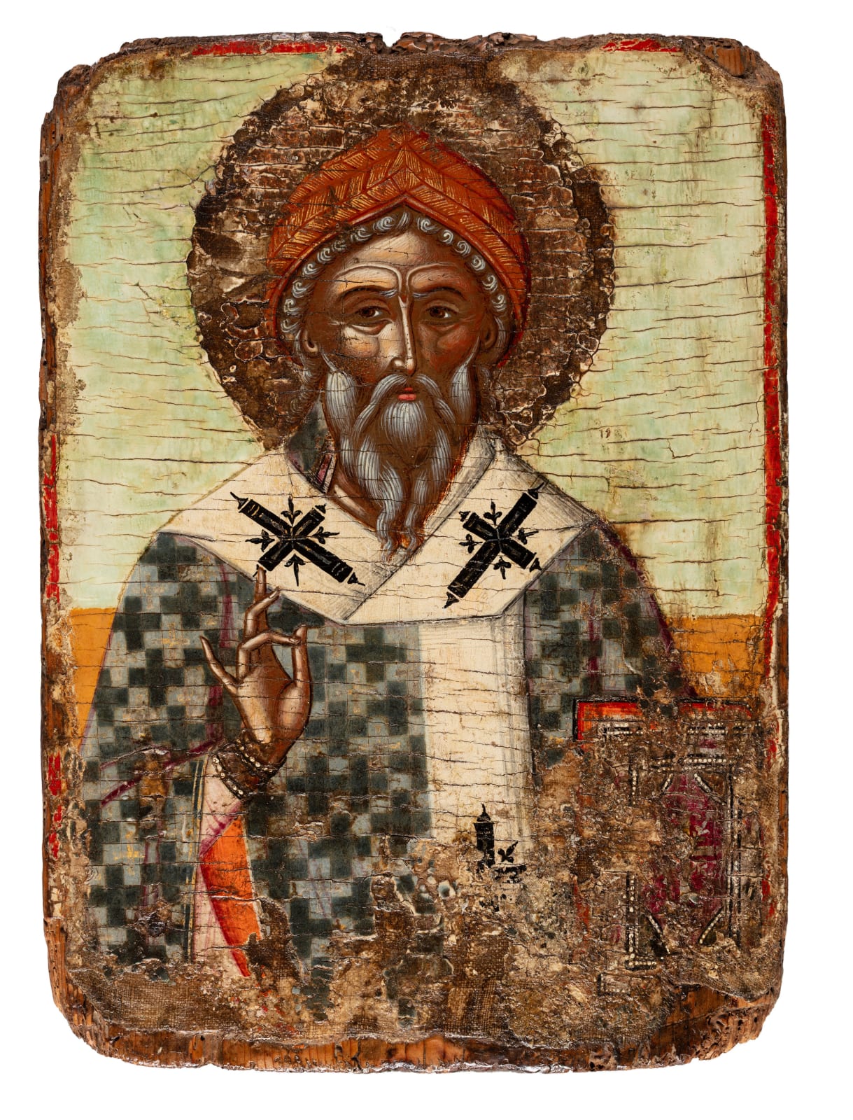 Circle of Theophanes Bathas, Saint Spyridon, 16th century