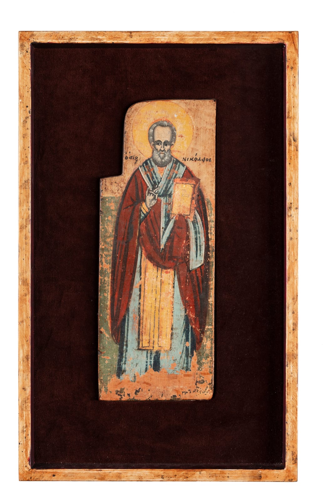 Triptych Door with Saint Nicholas, circa 1700