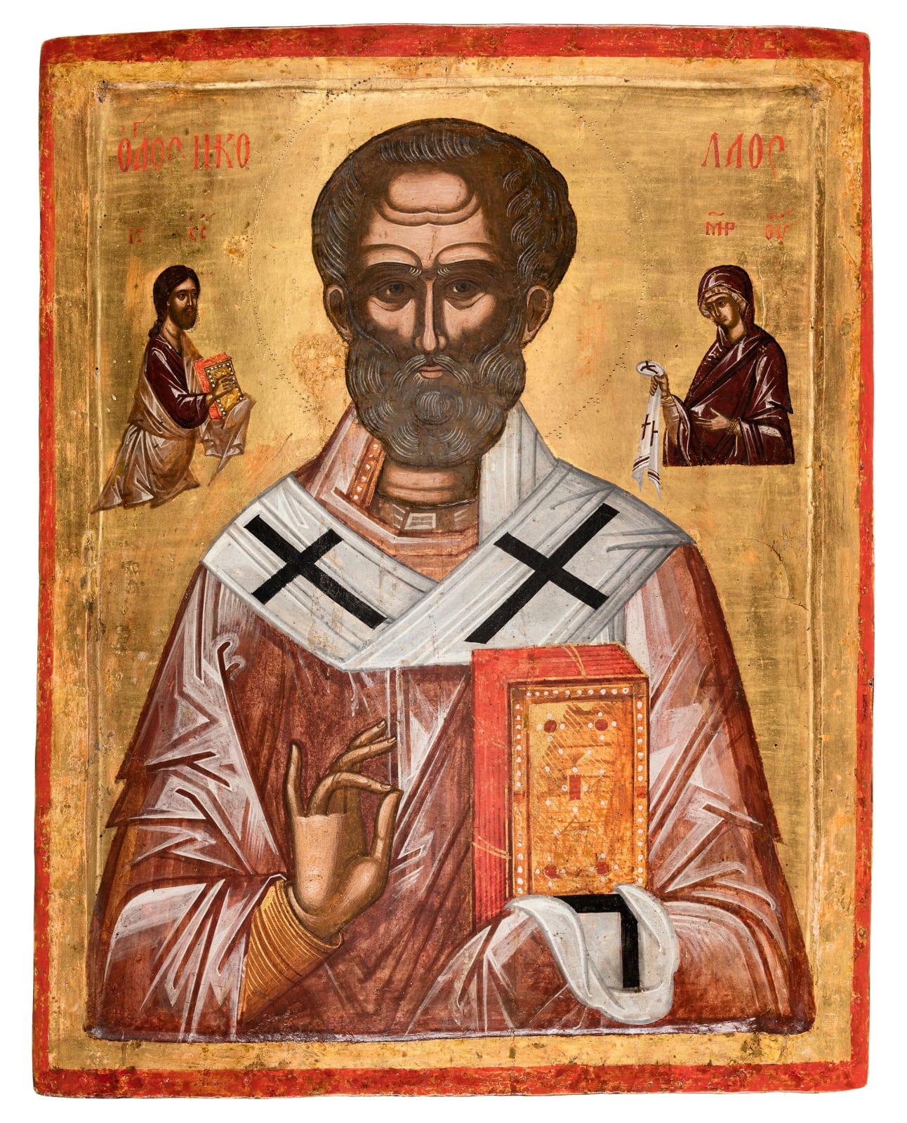 Monumental Icon of Saint Nicholas the Wonderworker, 17th century