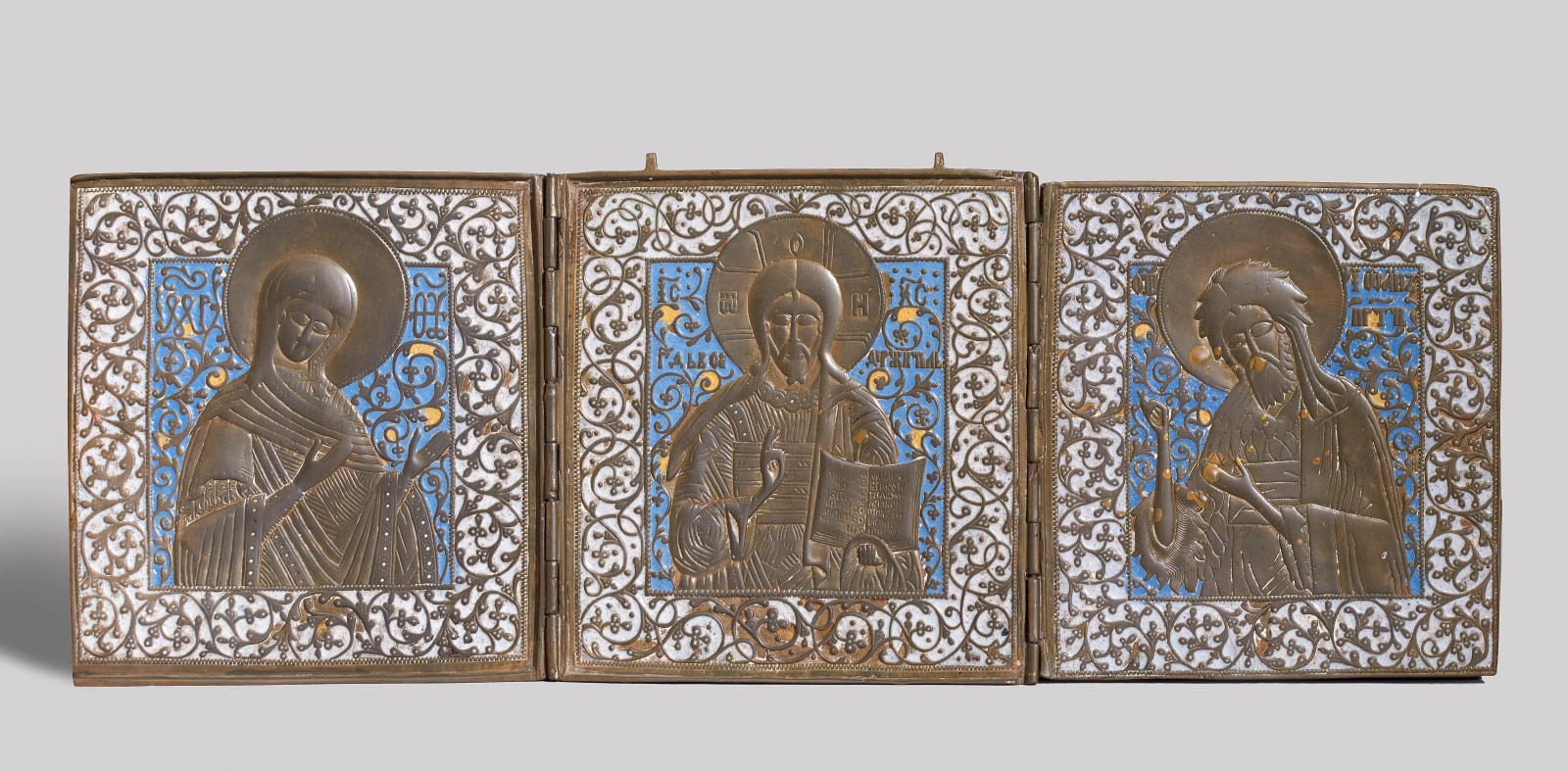 Triptych with Deesis, 19th century
