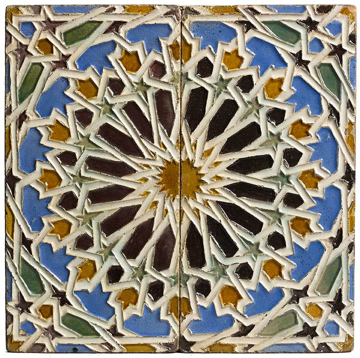 Geometric Glazed Tile, 18th century