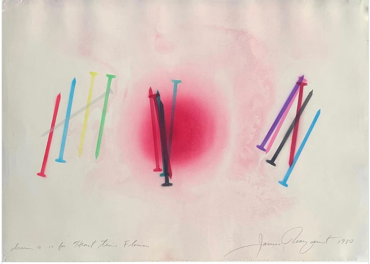 James Rosenquist, Drawing #14 For Heart Time Flowers, 1980