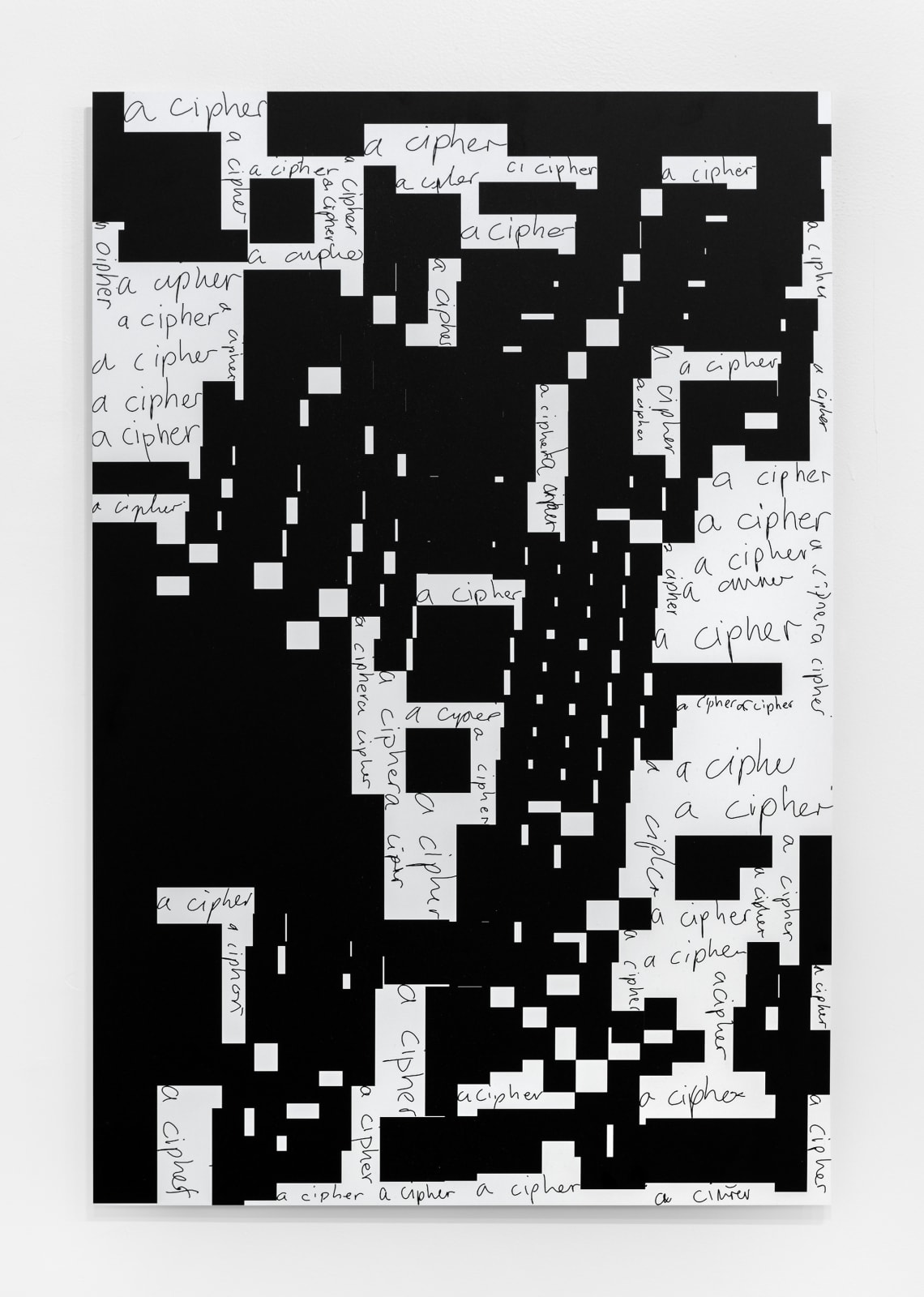 Damon Zucconi, A Cipher, 2019