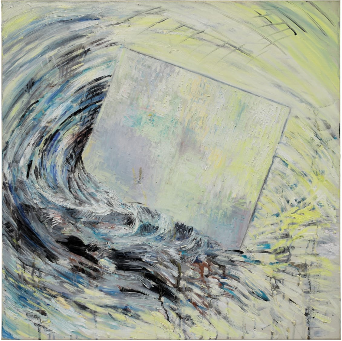 Pat Steir, After Leonardo 5, 1988