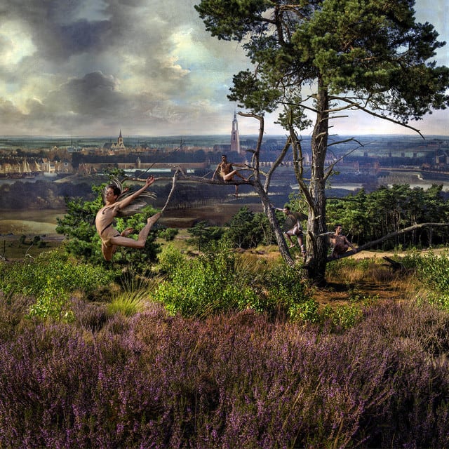 Hans Withoos, Icarus First Flight, 2018