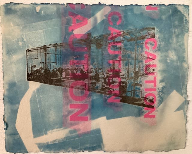 Margaret Roleke, Pink Caution, 2021