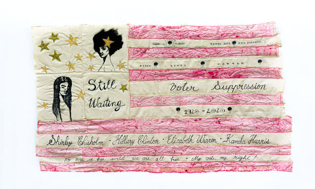 Laetitia Adam-Rabel, Red, White, and Pink : The Colors of Politics, 2020