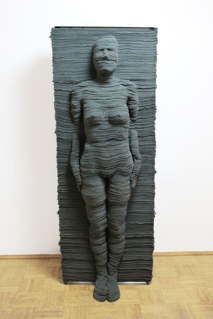 Małgorzata Jabłońska, My Body Sculpture , 1995