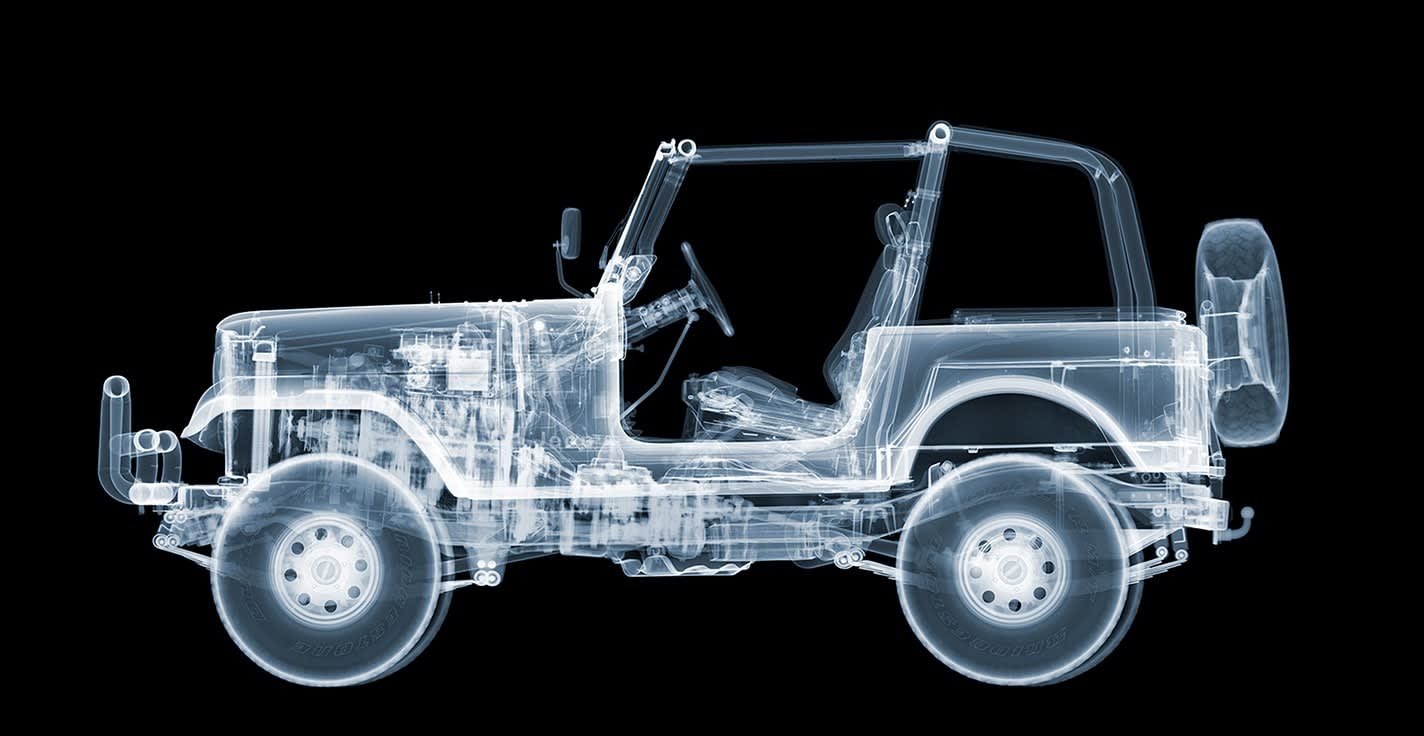 Nick Veasey, CJ Jeep