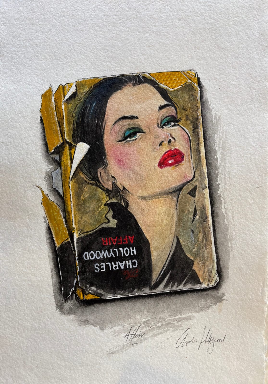 Charles Hollywood, Affair