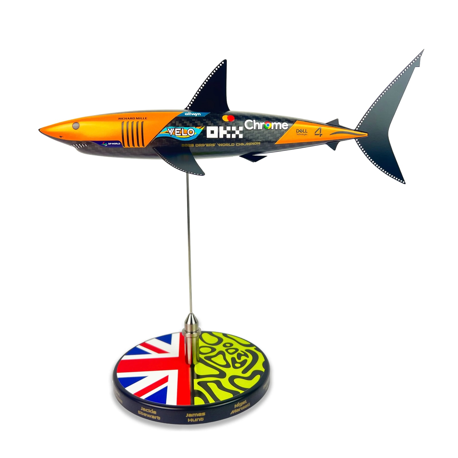 Alastair Gibson, M-Mako - Lando Norris 2025 Driver's World Champion