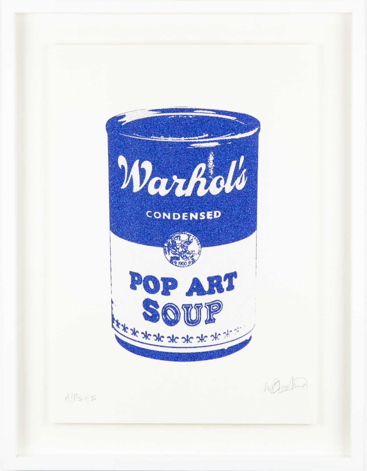Wildcat Will, Pop Art Soup Cans - Sapphire