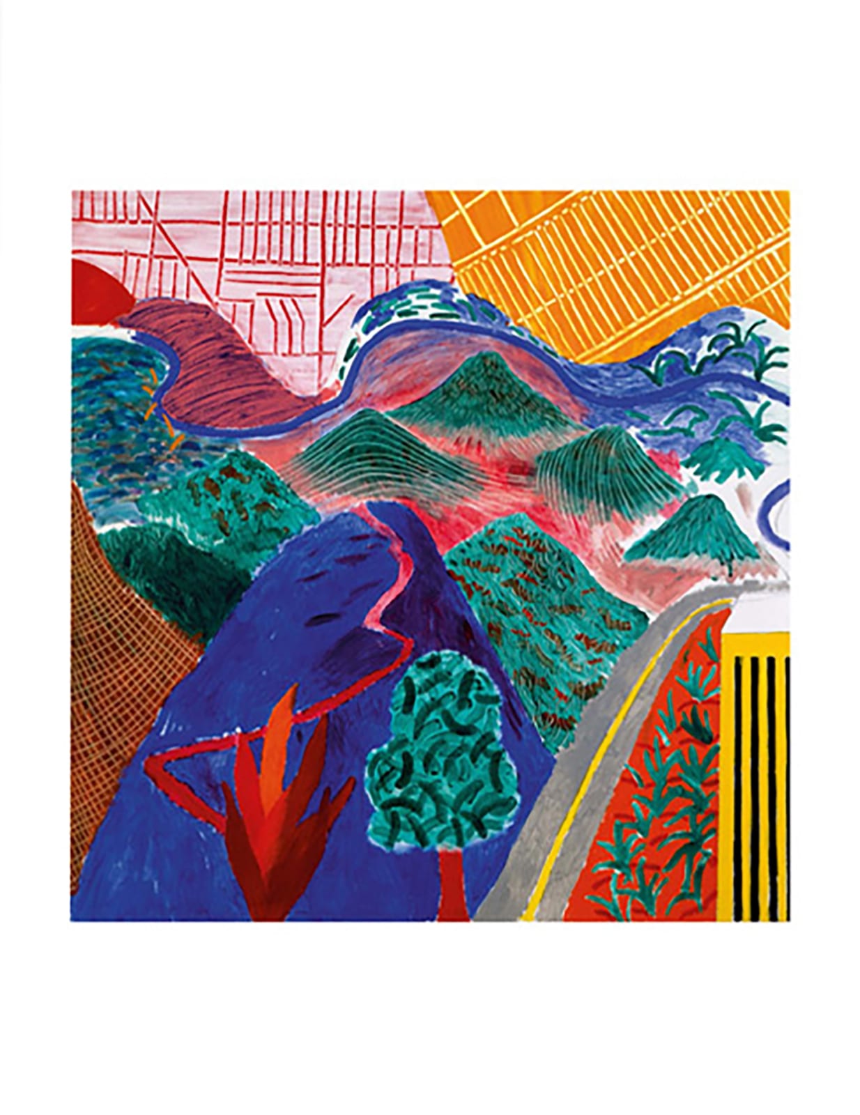 David Hockney, Outpost Drive (Tate Folio)