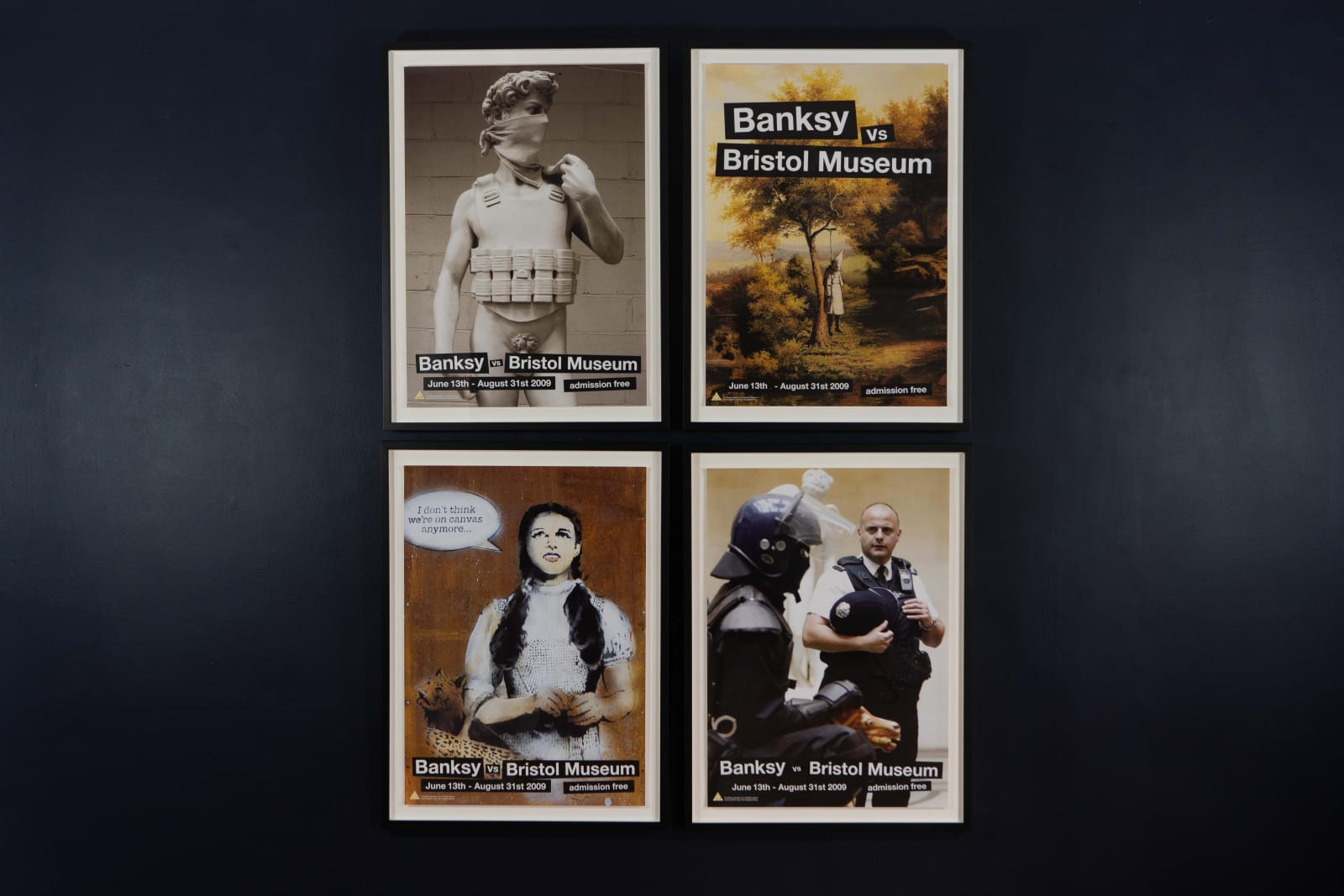 Banksy, Banksy vs Bristol Museum poster set