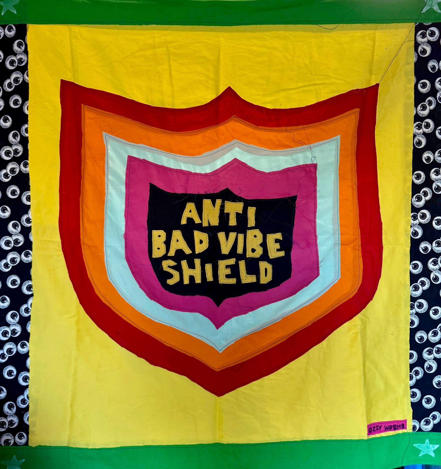 Ozzie Wright, Anti Bad Vibe Shield - Yellow