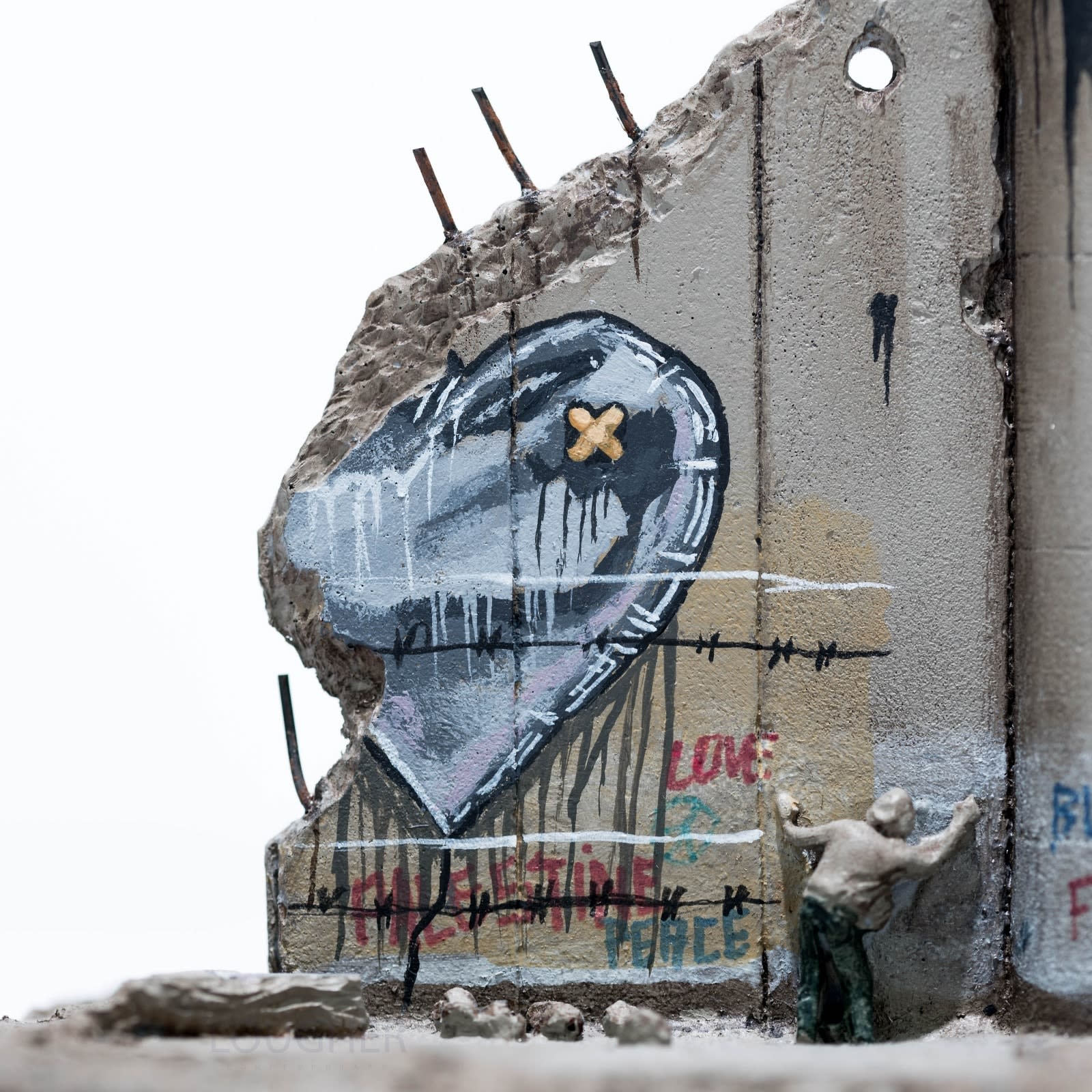 Banksy Walled Off Hotel Souvenir (Heart) The Drang Gallery