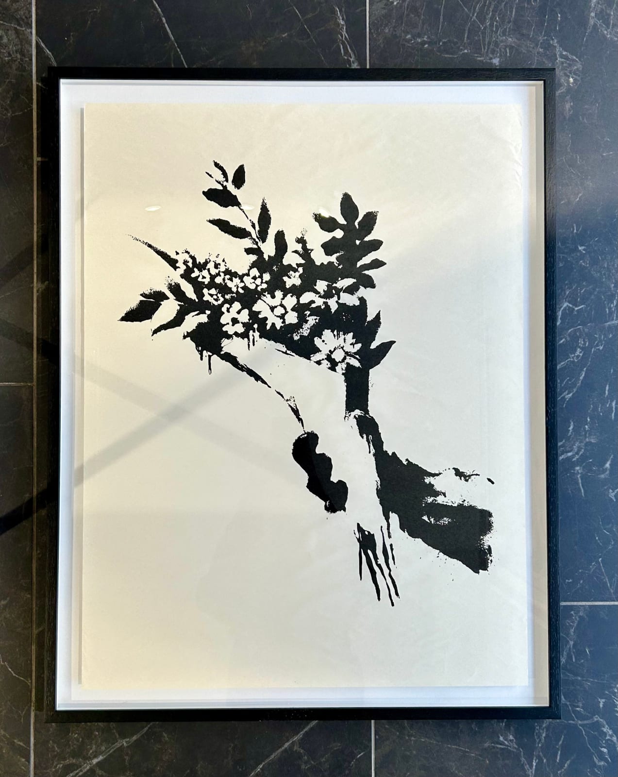 Banksy, Flower Thrower - (GDP print)