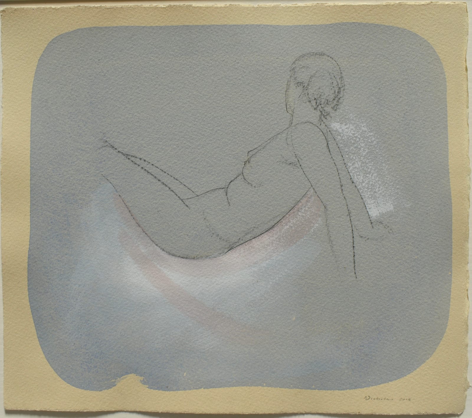 Nicholas Williams, Seated Female Nude