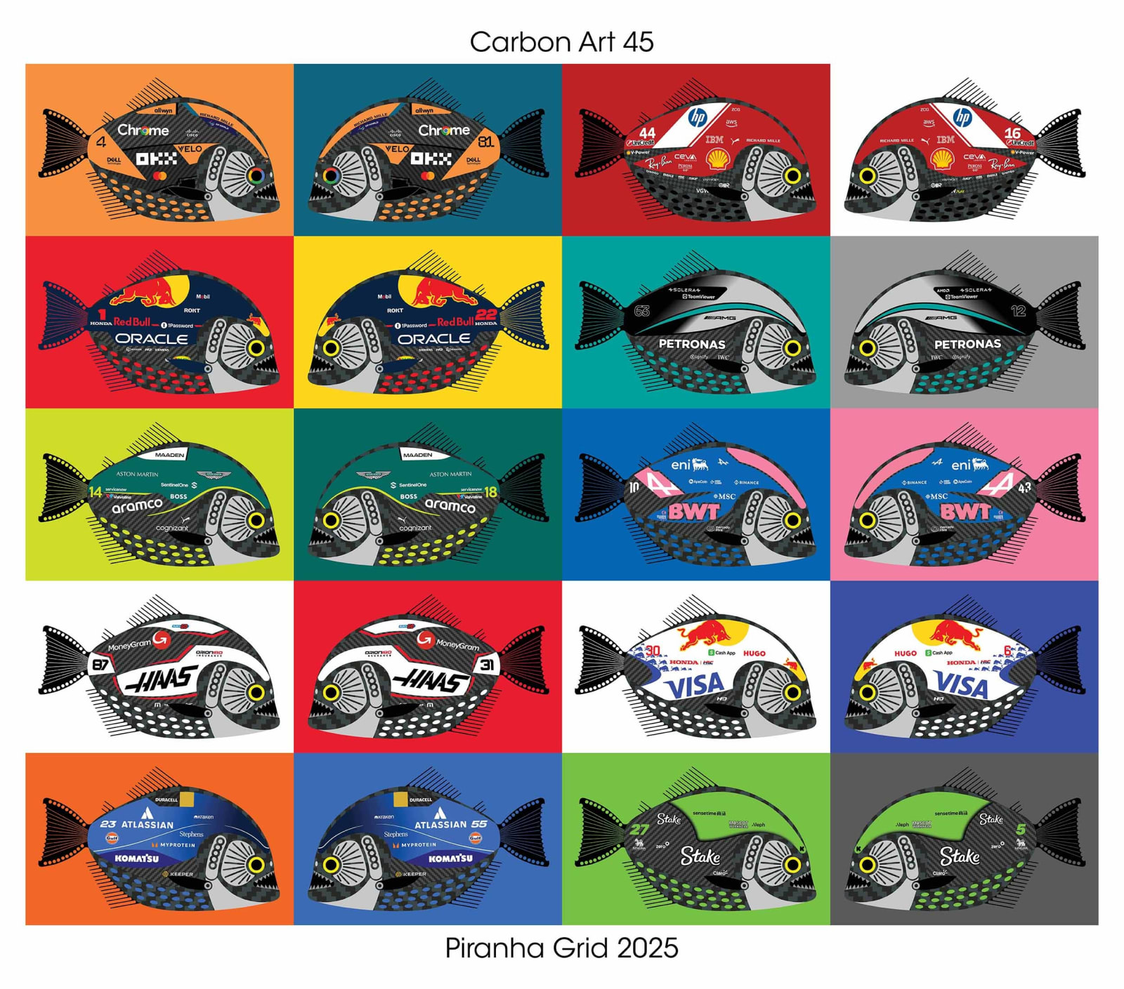 Alastair Gibson, Piranha Grid 2025