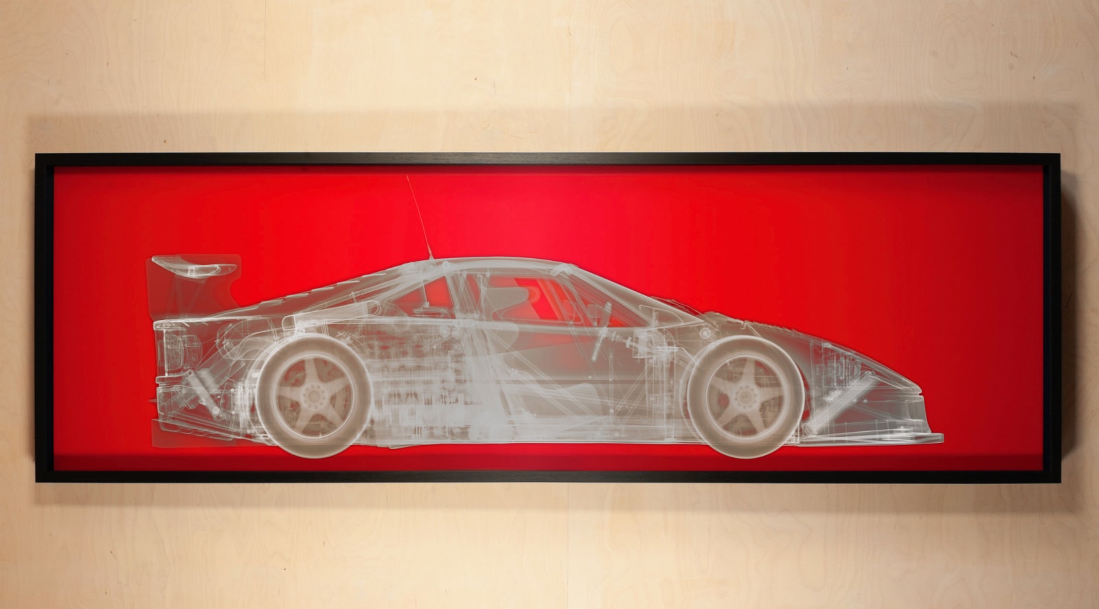 Nick Veasey, Ferrari F40 Silver SilXscreen